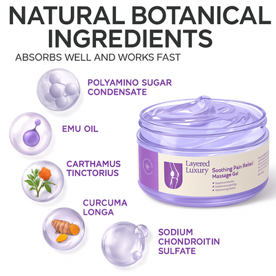 Layered Luxury | Haldi Pain Soothe Gel Safe. Fast. Ayurvedic.