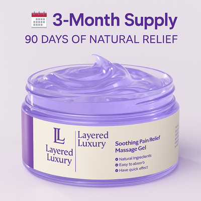 Layered Luxury | Haldi Pain Soothe Gel Safe. Fast. Ayurvedic.