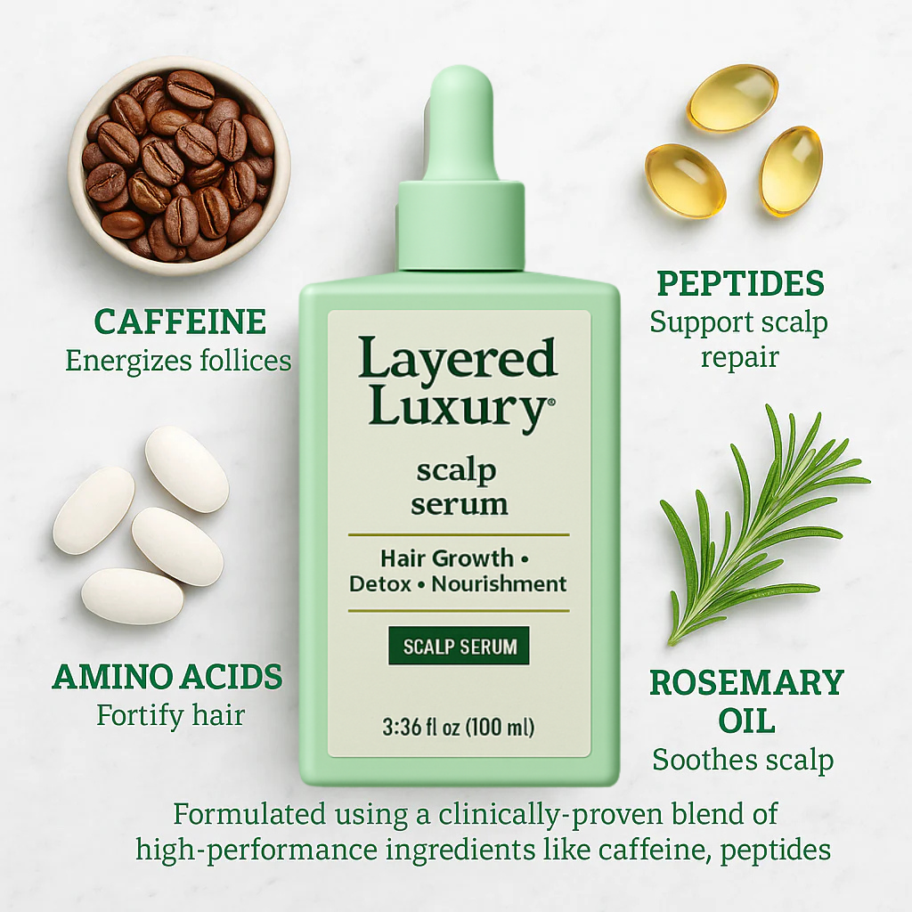 Layered Luxury | Kesya Ayurvedic Hair Root Revival Serum