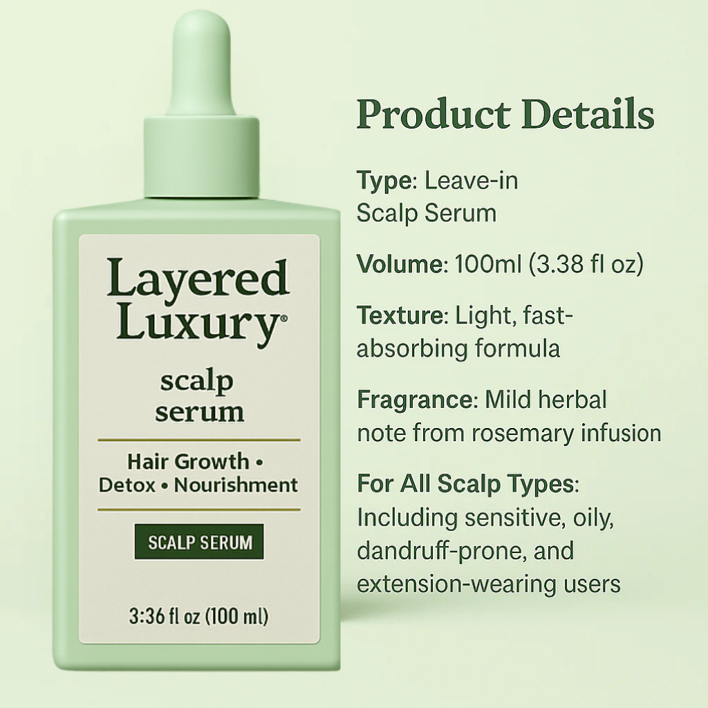 Layered Luxury | Kesya Ayurvedic Hair Root Revival Serum