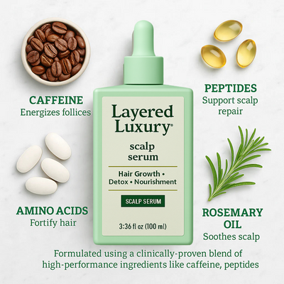 Layered Luxury | Kesya Ayurvedic Hair Root Revival Serum
